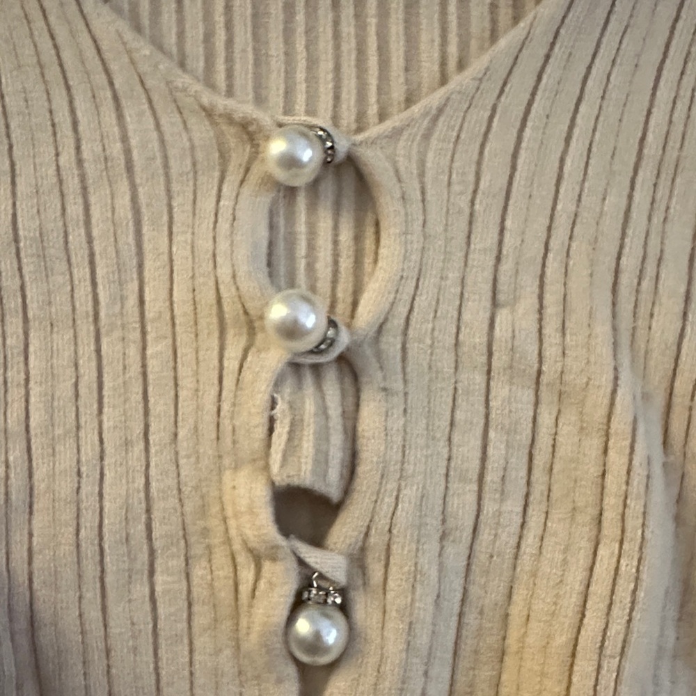 REVOLVE Cream Ribbed Knit Set - Picture 10 of 11